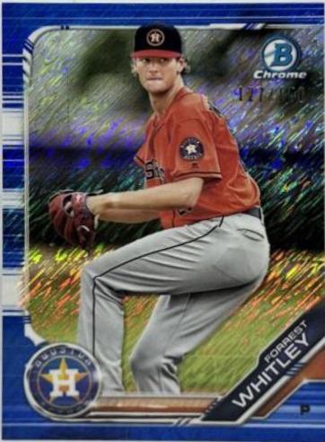 Forrest Whitley [Blue Shimmer Refractor] #BCP-52
