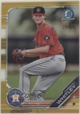 Forrest Whitley [Gold Refractor] #BCP-52