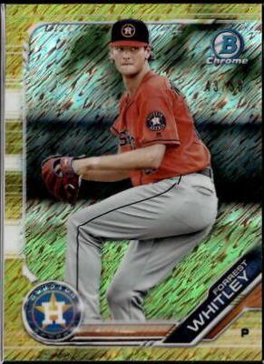 Forrest Whitley [Gold Shimmer Refractor] #BCP-52