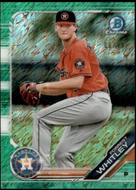 Forrest Whitley [Green Shimmer Refractor] #BCP-52
