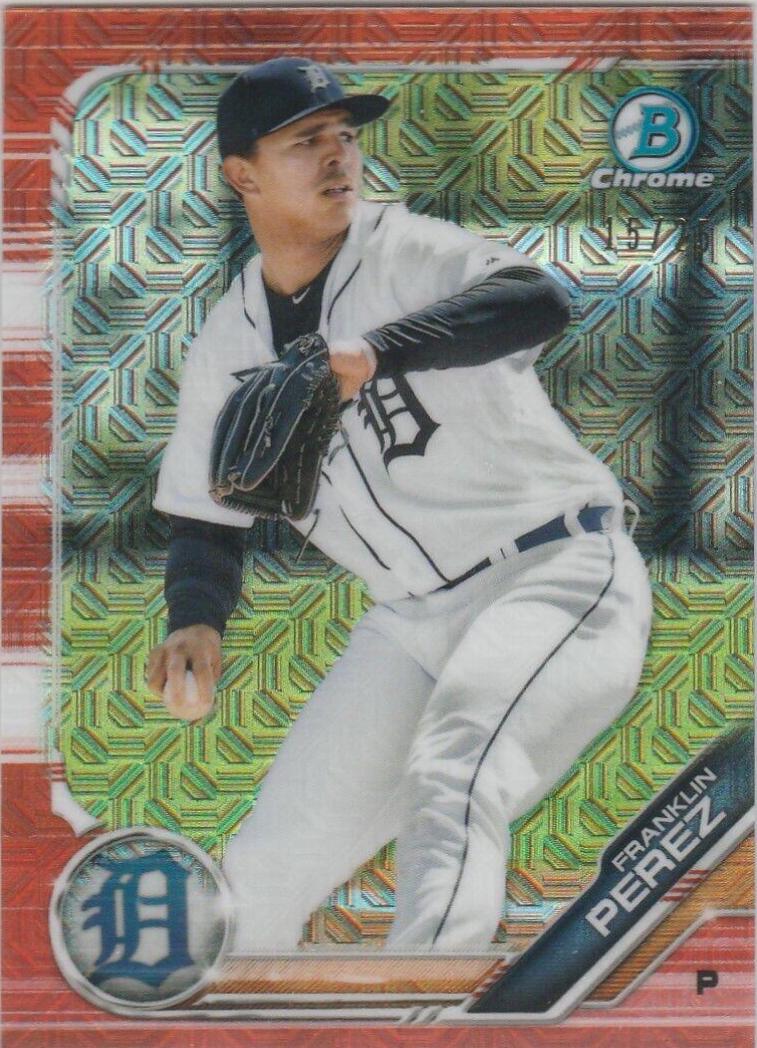 Franklin Perez [Orange Refractor] #BCP-56