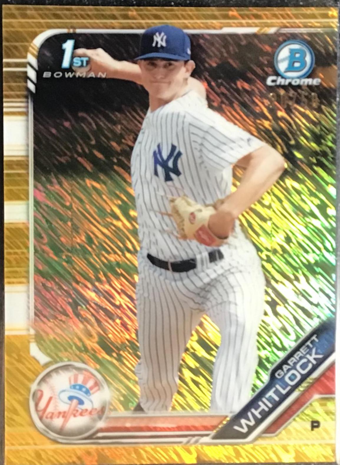 Garrett Whitlock [Gold Shimmer Refractor] #BCP-222