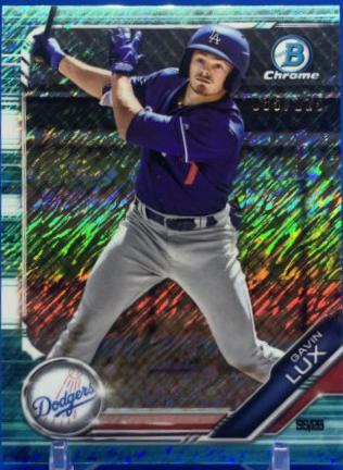 Gavin Lux [Aqua Shimmer Refractor] #BCP-130