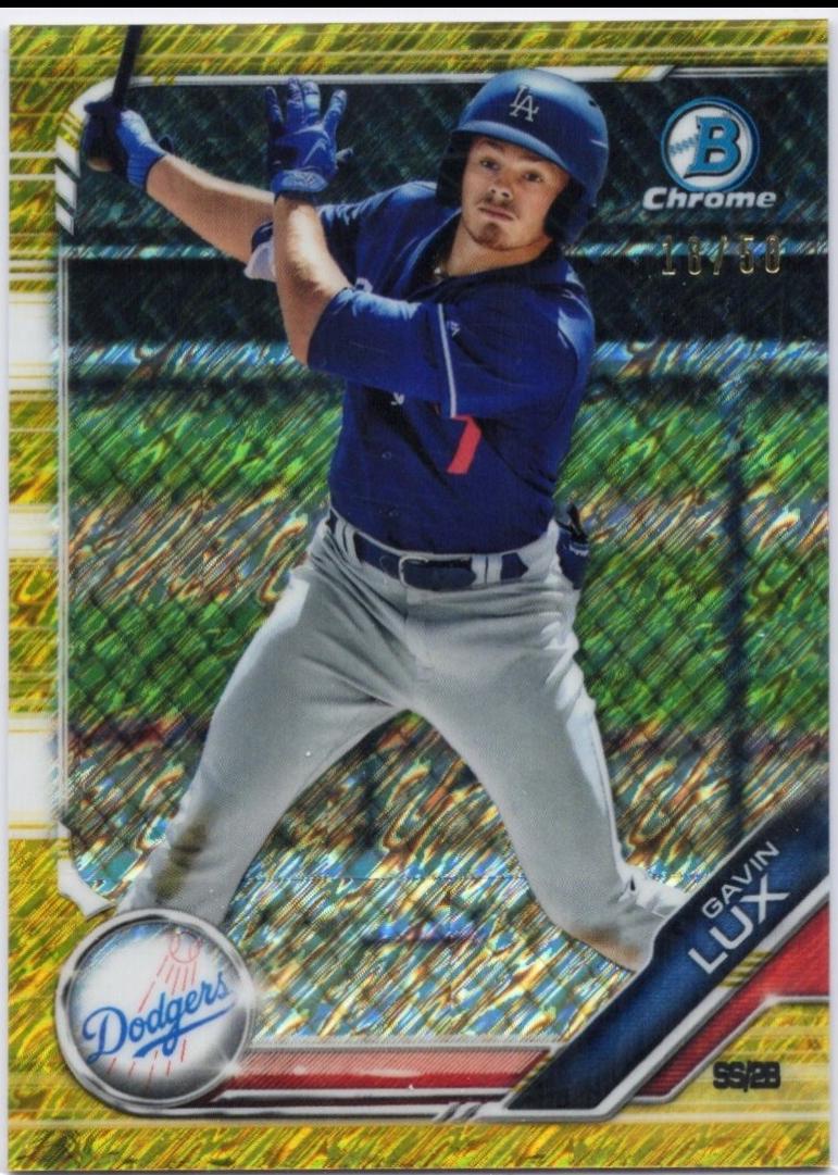Gavin Lux [Gold Shimmer Refractor] #BCP-130