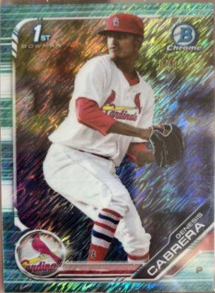 Genesis Cabrera [Aqua Shimmer Refractor] #BCP-142