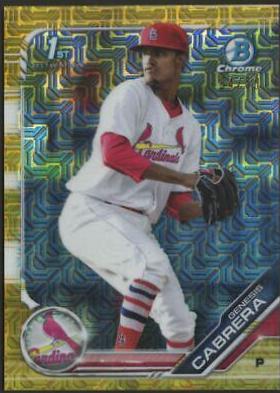 Genesis Cabrera [Gold Refractor] #BCP-142