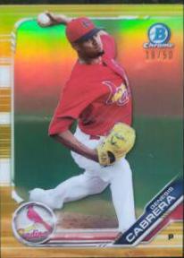Genesis Cabrera [Gold Refractor] #BCP-187