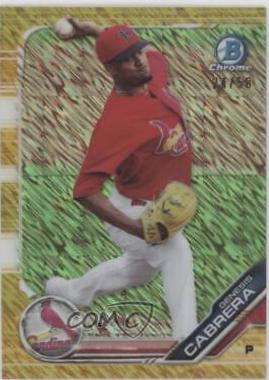 Genesis Cabrera [Gold Shimmer Refractor] #BCP-187