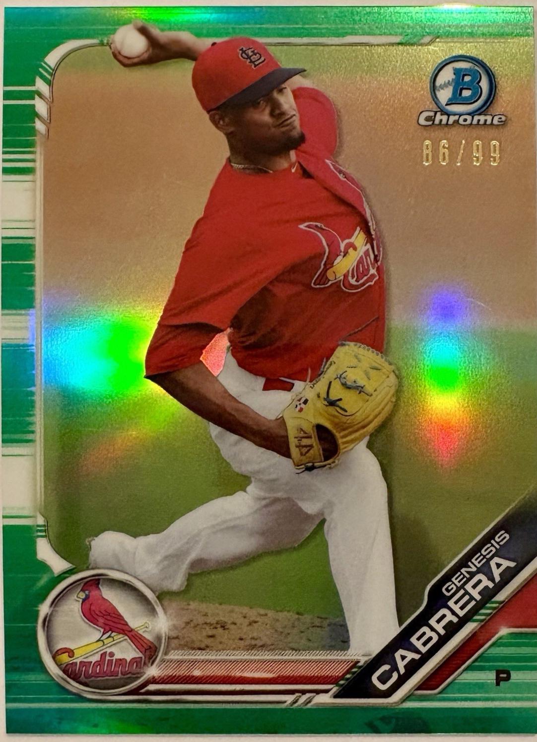Genesis Cabrera [Green Refractor] #BCP-187