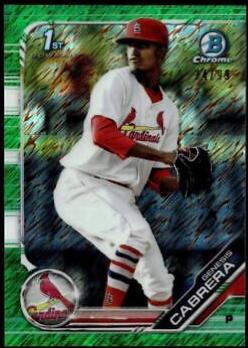 Genesis Cabrera [Green Shimmer Refractor] #BCP-187