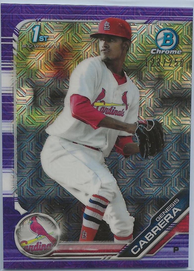 Genesis Cabrera [Purple Refractor] #BCP-142
