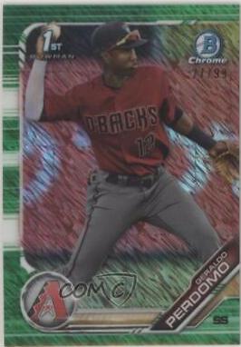 Geraldo Perdomo [Green Shimmer Refractor] #BCP-191