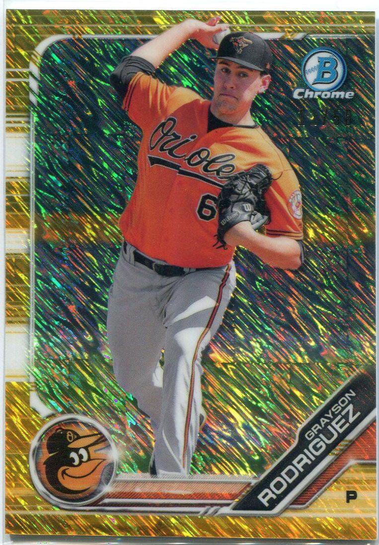 Grayson Rodriguez [Gold Shimmer Refractor] #BCP-181