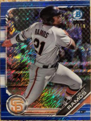Heliot Ramos [Blue Shimmer Refractor] #BCP-83