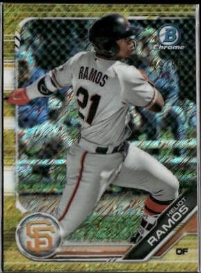 Heliot Ramos [Gold Shimmer Refractor] #BCP-83