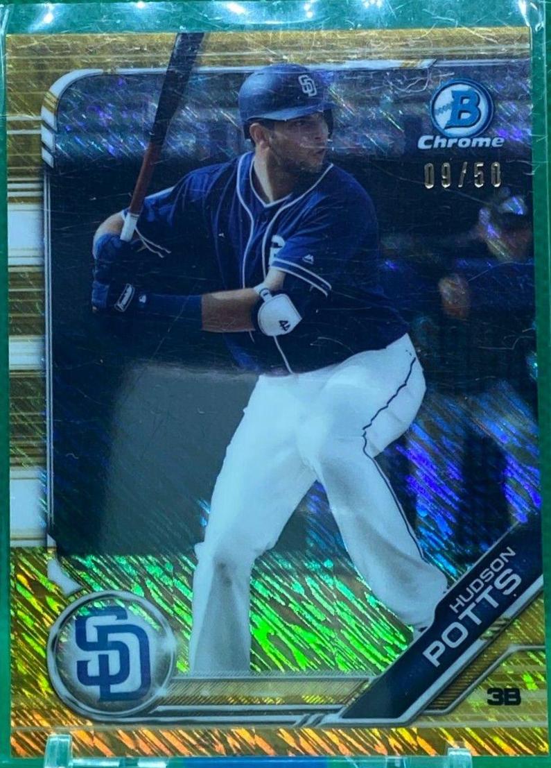 Hudson Potts [Gold Refractor] #BCP-230