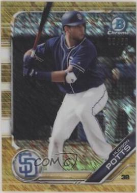 Hudson Potts [Gold Shimmer Refractor] #BCP-230