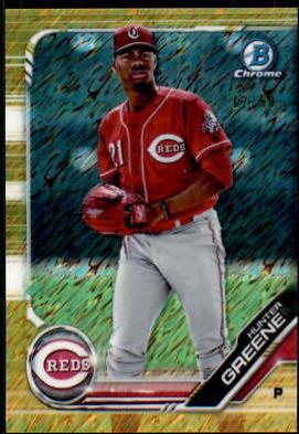 Hunter Greene [Gold Shimmer Refractor] #BCP-51