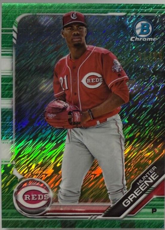 Hunter Greene [Green Shimmer Refractor] #BCP-51