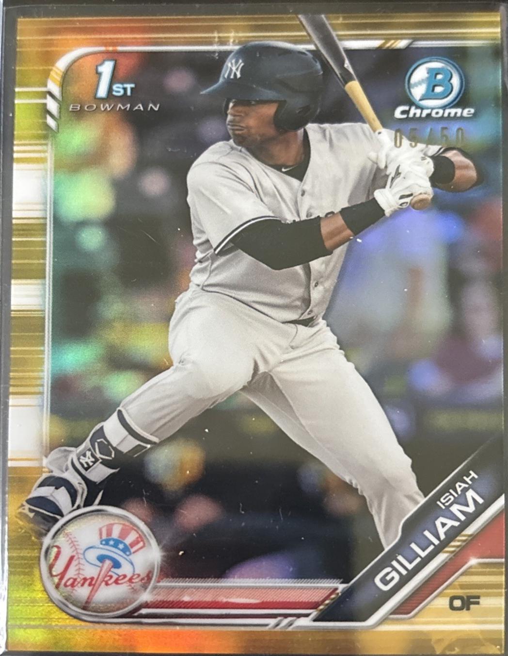 Isiah Gilliam [Gold Refractor] #BCP-204