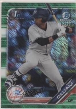Isiah Gilliam [Green Shimmer Refractor] #BCP-204