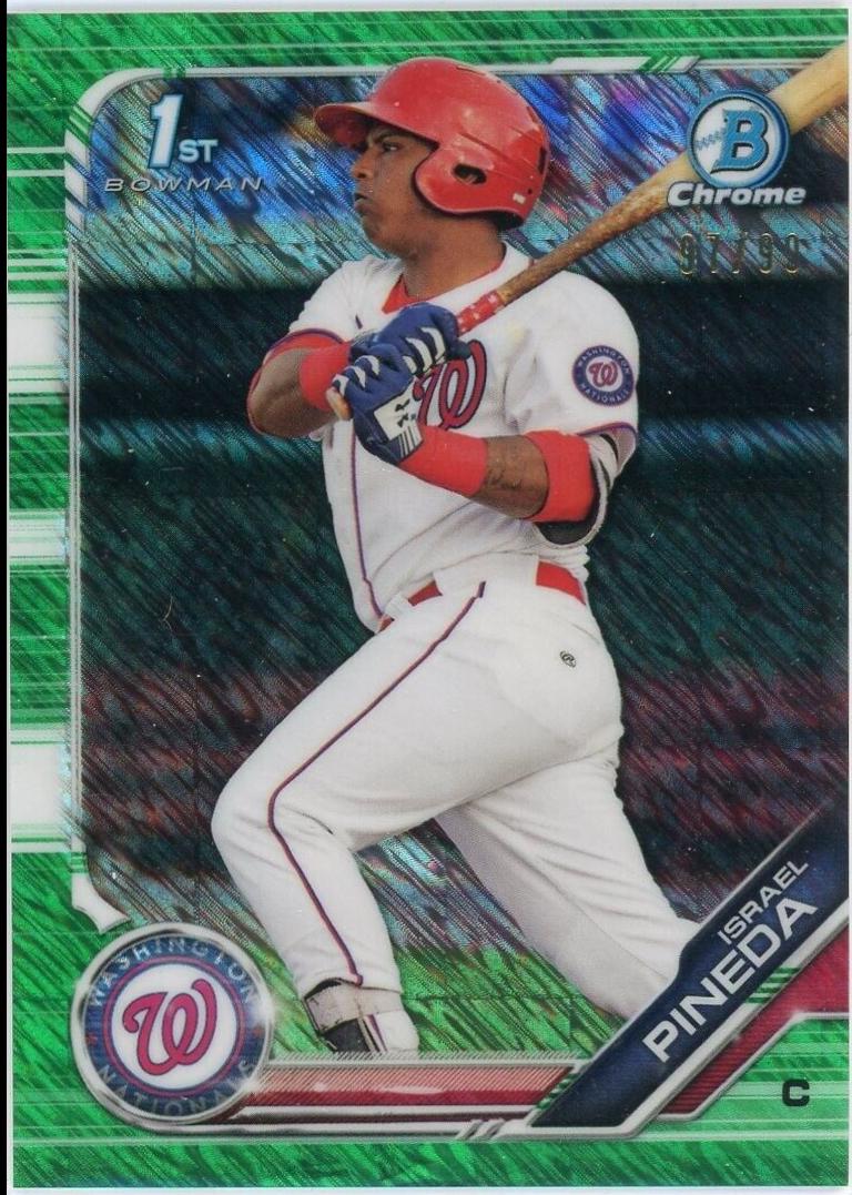 Israel Pineda [Green Shimmer Refractor] #BCP-247