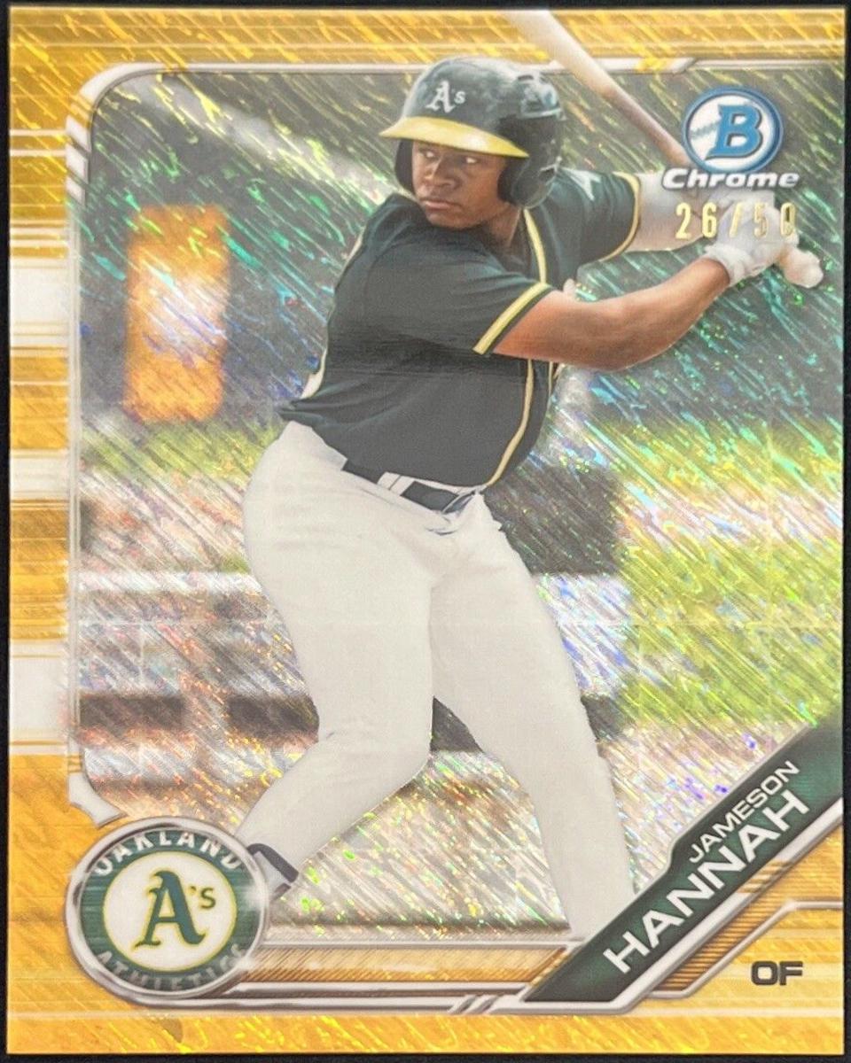Jameson Hannah [Gold Shimmer Refractor] #BCP-198