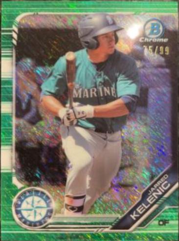 Jarred Kelenic [Green Shimmer Refractor] #BCP-167