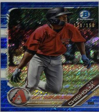 Jazz Chisholm [Blue Shimmer Refractor] #BCP-61