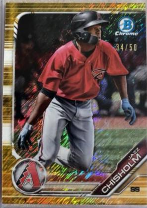 Jazz Chisholm [Gold Shimmer Refractor] #BCP-61