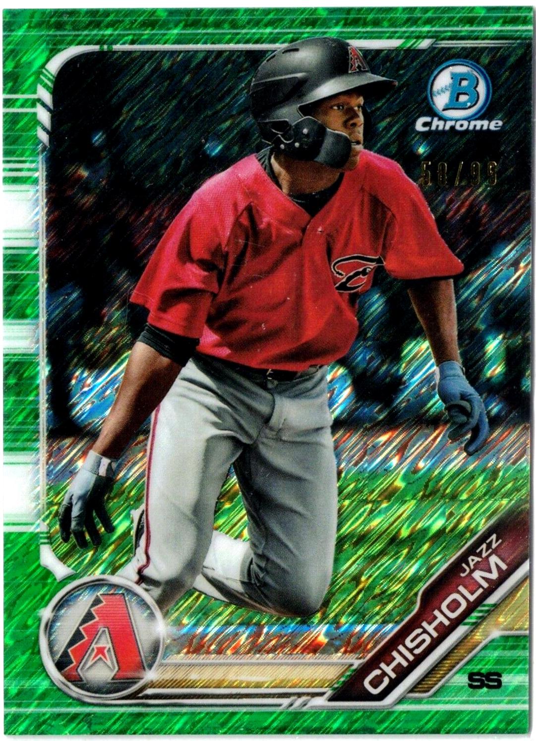 Jazz Chisholm [Green Shimmer Refractor] #BCP-61