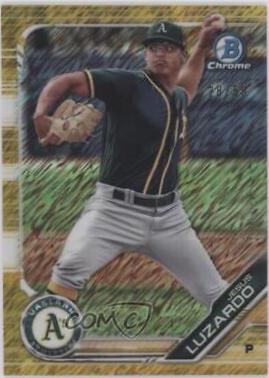 Jesus Luzardo [Gold Shimmer Refractor] #BCP-96