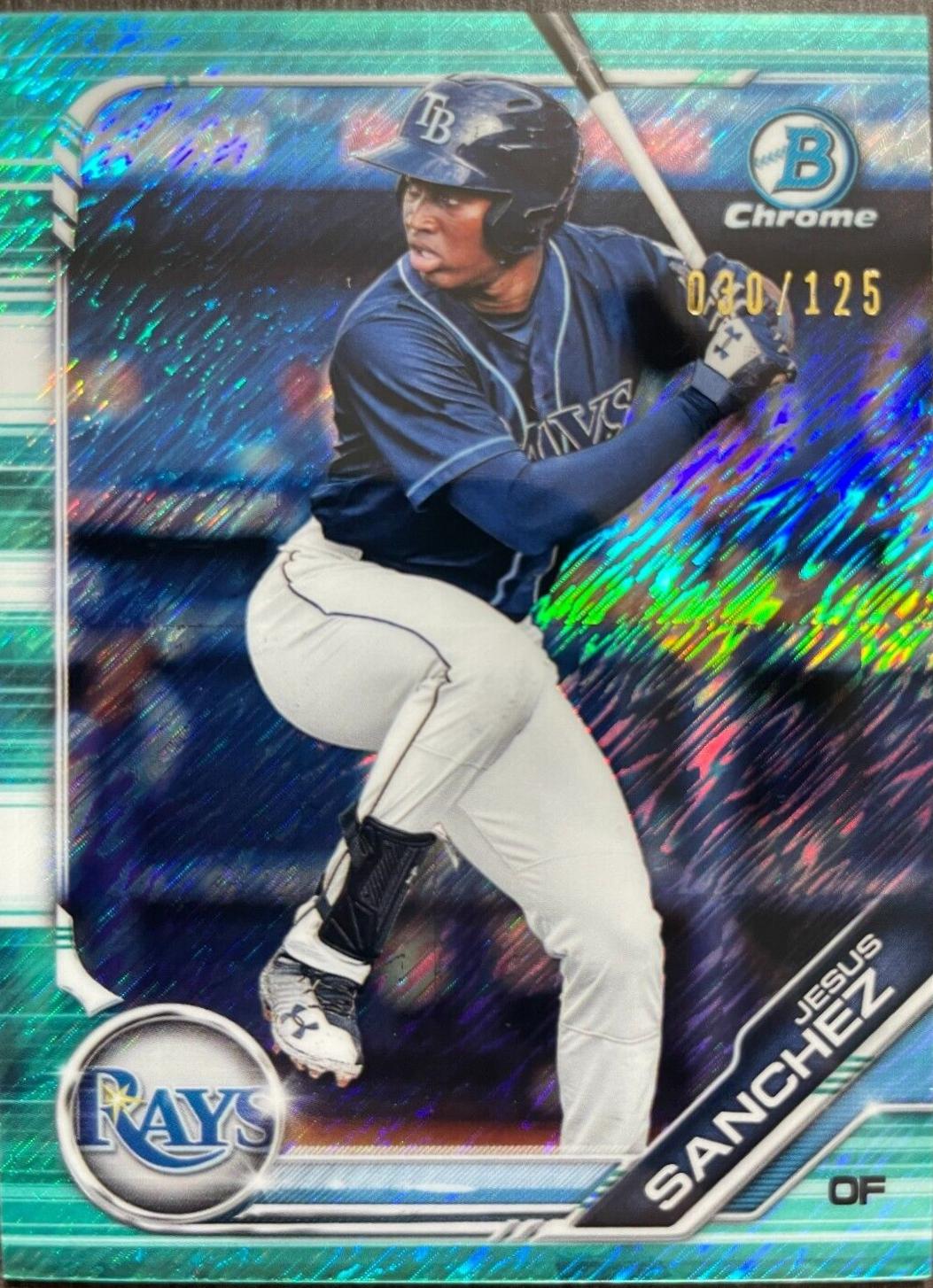 Jesus Sanchez [Aqua Shimmer Refractor] #BCP-135