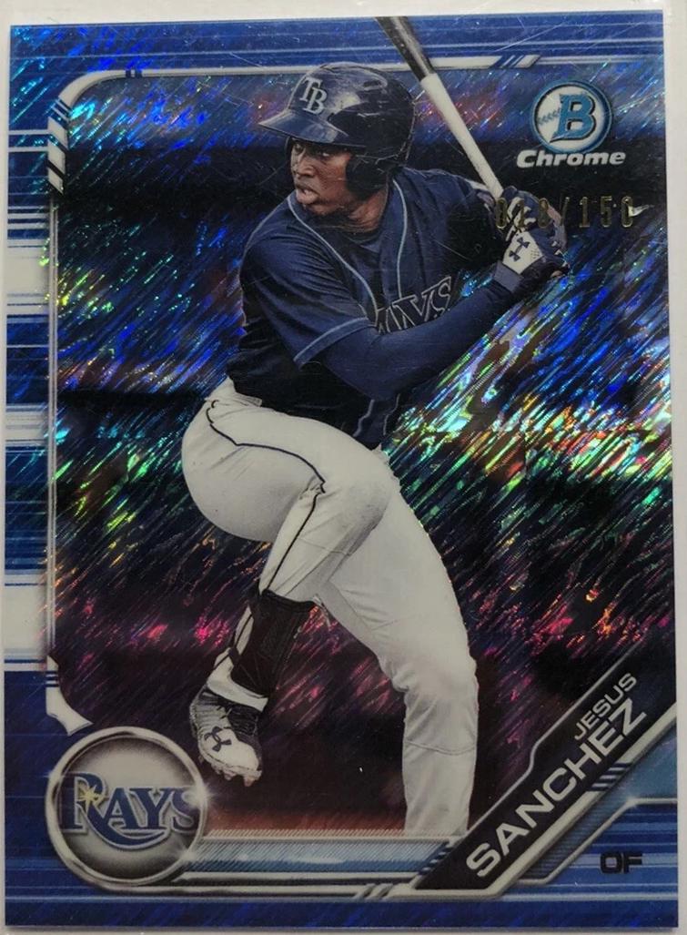Jesus Sanchez [Blue Shimmer Refractor] #BCP-135