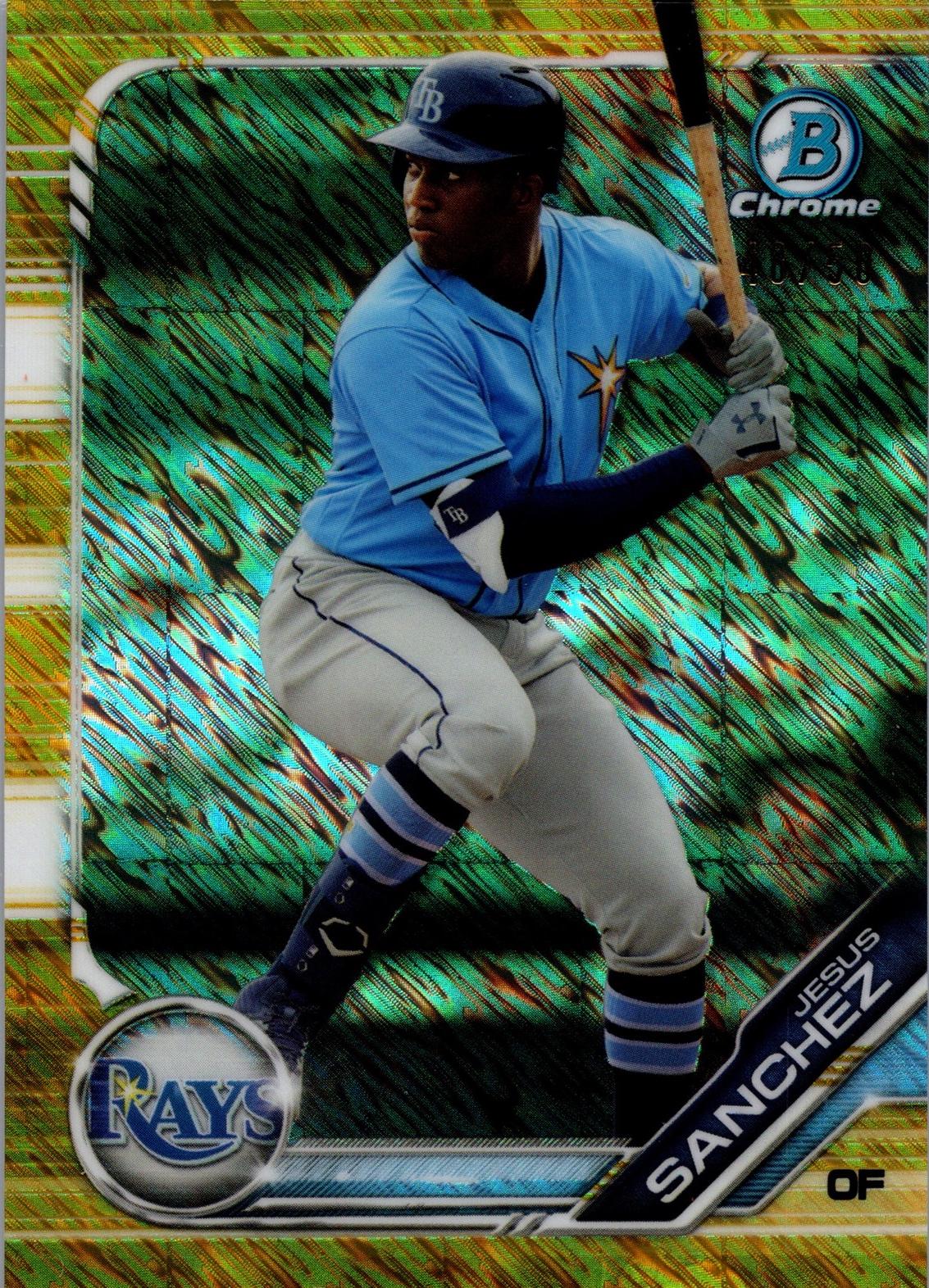 Jesus Sanchez [Gold Shimmer Refractor] #BCP-185