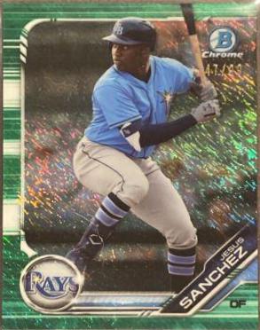 Jesus Sanchez [Green Shimmer Refractor] #BCP-185