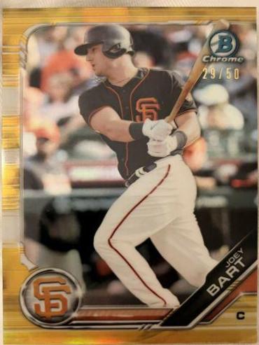 Joey Bart [Gold Refractor] #BCP-174