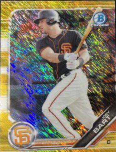 Joey Bart [Gold Shimmer Refractor] #BCP-50