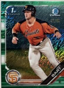 Joey Bart [Green Shimmer Refractor] #BCP-50