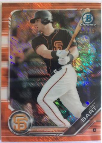 Joey Bart [Orange Refractor] #BCP-174