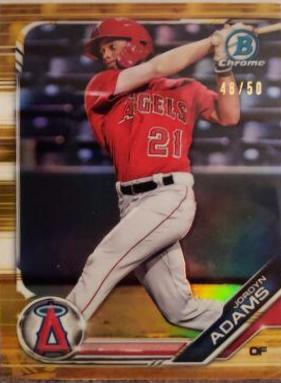 Jordyn Adams [Gold Refractor] #BCP-42