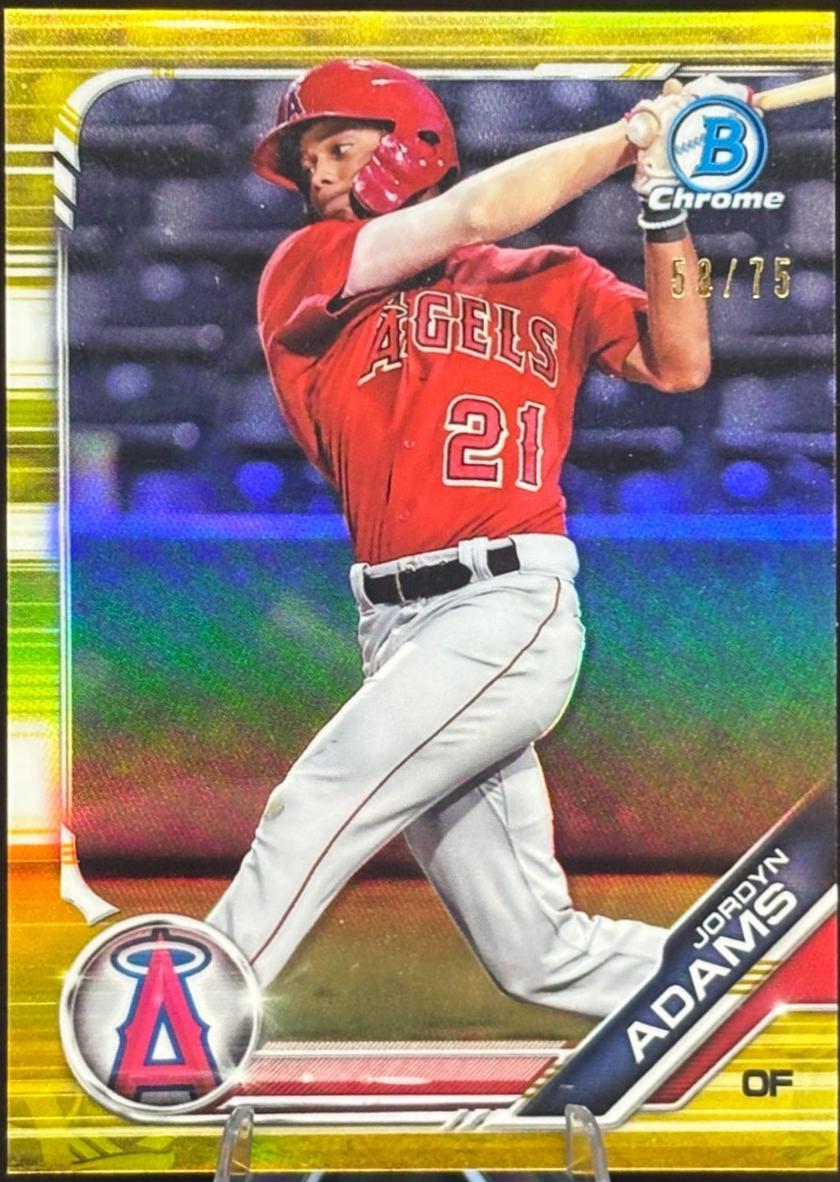 Jordyn Adams [Yellow Refractor] #BCP-42