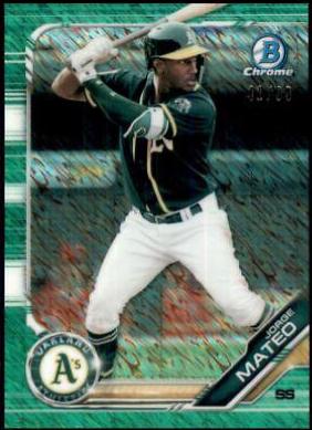 Jorge Mateo [Green Shimmer Refractor] #BCP-217