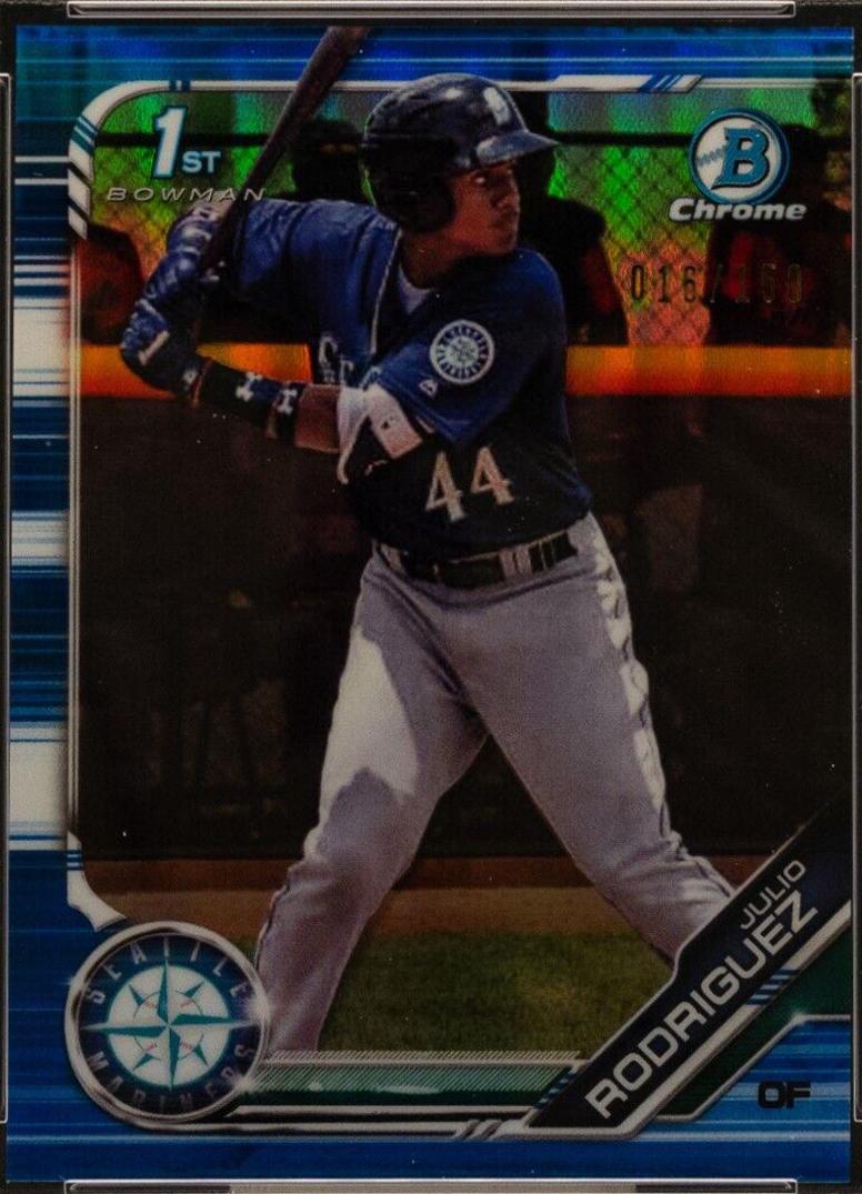 Julio Rodriguez [Blue Refractor] #BCP-33