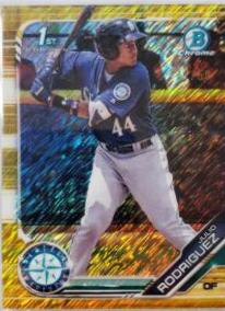 Julio Rodriguez [Gold Shimmer Refractor] #BCP-33