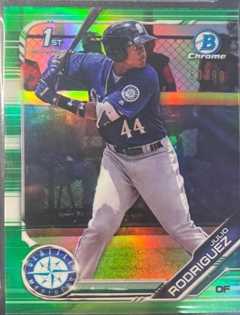 Julio Rodriguez [Green Refractor] #BCP-33