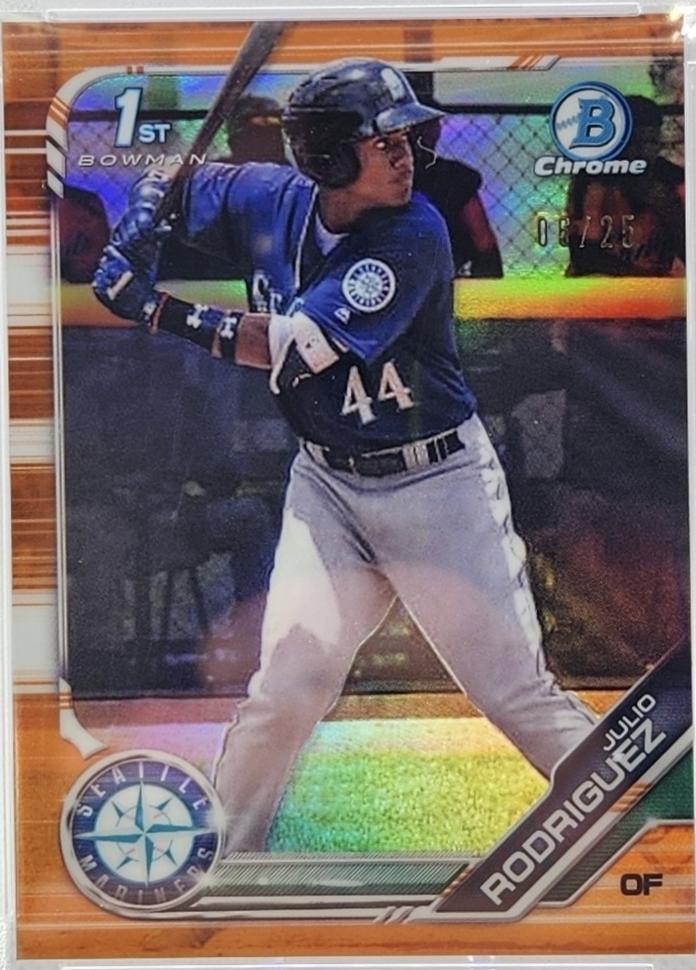 Julio Rodriguez [Orange Refractor] #BCP-33