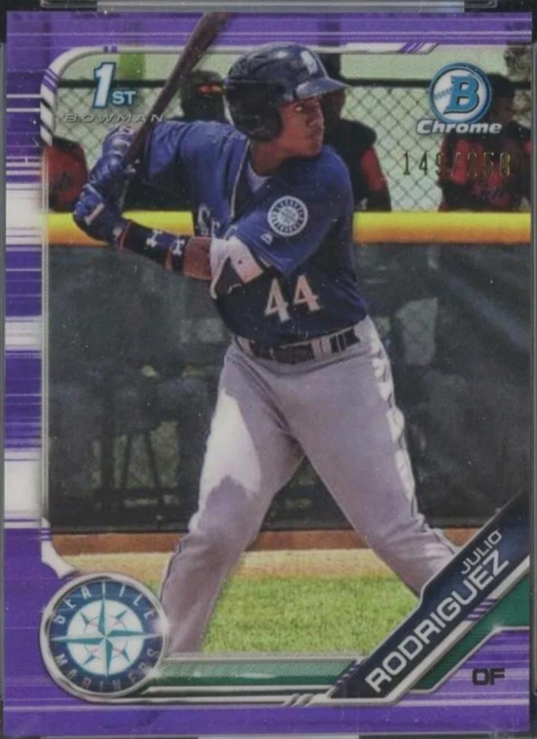 Julio Rodriguez [Purple Refractor] #BCP-33