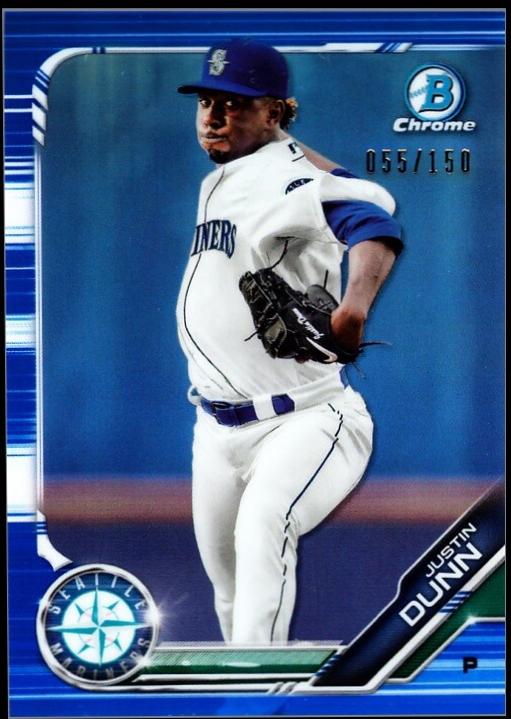 Justin Dunn [Blue Refractor] #BCP-3