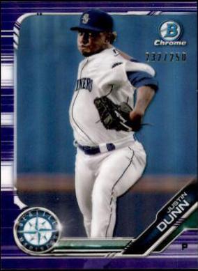 Justin Dunn [Purple Refractor] #BCP-3